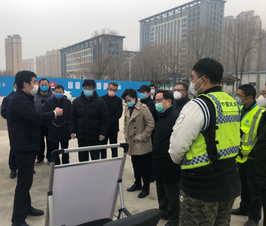 馬澤平陪同中國人民大學(xué)黨委書記、校長檢查中國人民大學(xué)通州新校區(qū)項目疫情防控、工程